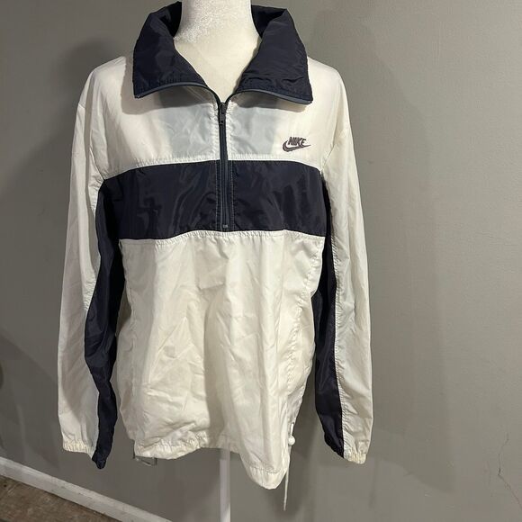 Vintage Nike Windbreaker Jacket 2000s Y2K Mens XL 3/4 Zip - Picture 1 of 8